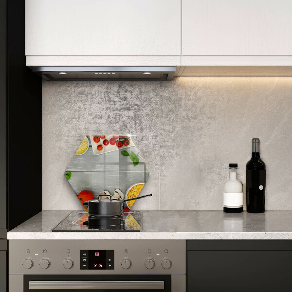 Skleněná deska do kuchyně Kuchyňské jídlo