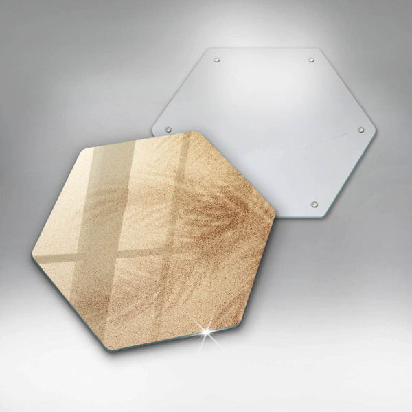 Skleněná deska do kuchyně Pláž písek dovolená