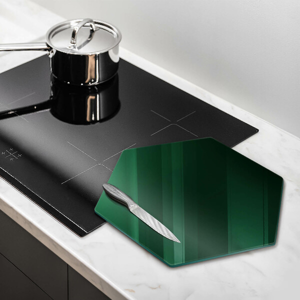 Skleněná deska do kuchyně Zelená barva