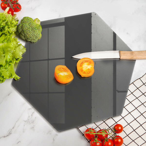 Skleněná deska do kuchyně Šedá barva