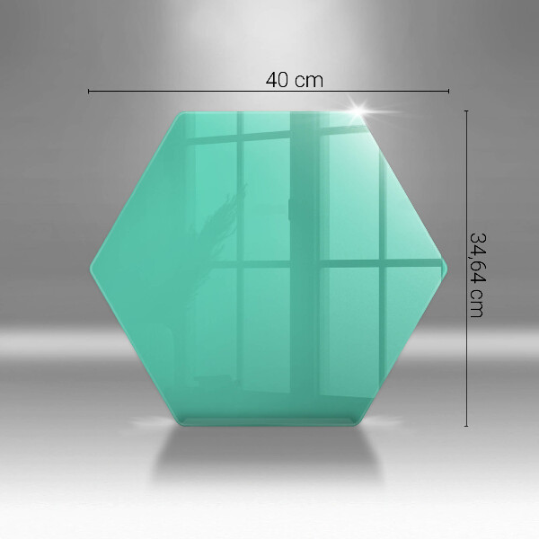 Skleněná deska do kuchyně Zelená barva