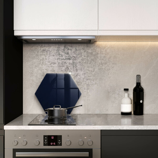 Skleněná deska do kuchyně Námořnická modrá