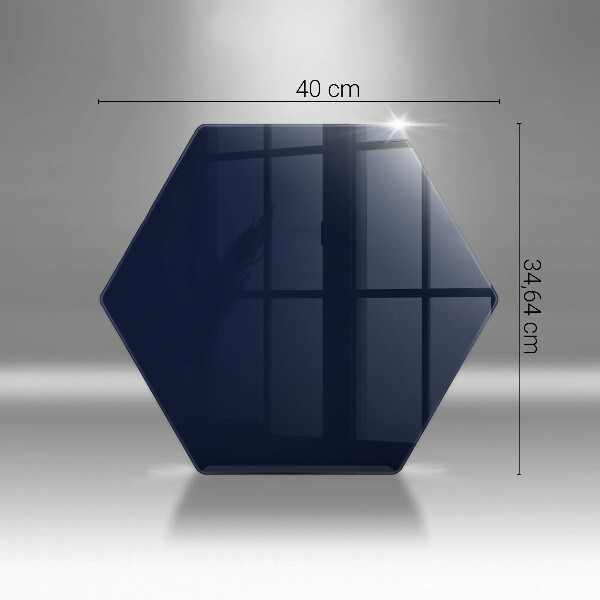 Skleněná deska do kuchyně Námořnická modrá