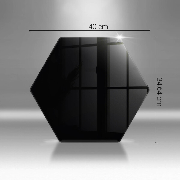 Skleněná deska do kuchyně Černá barva