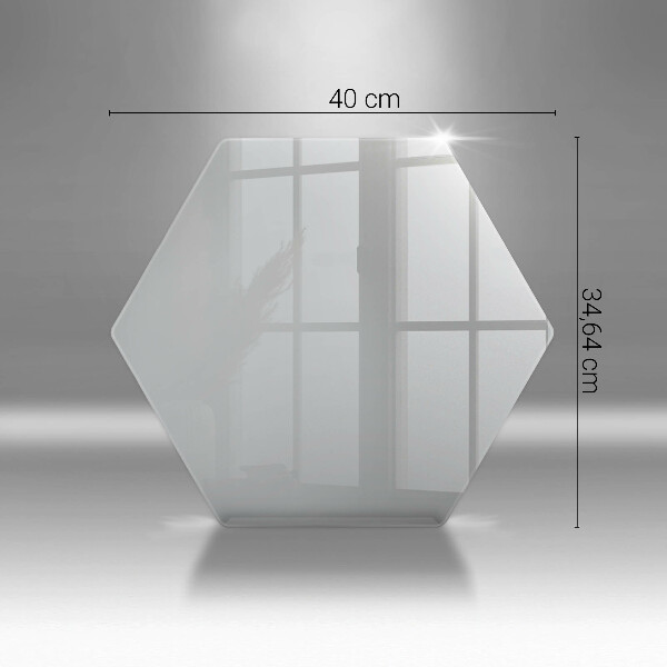 Skleněná deska do kuchyně Šedá barva