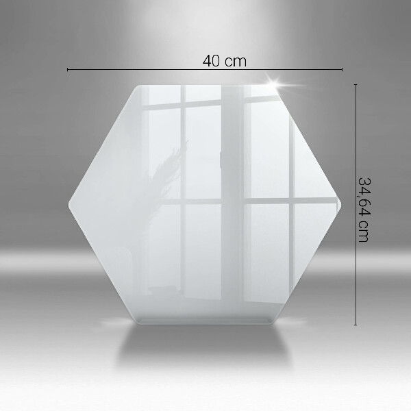 Skleněná deska do kuchyně Bílá barva