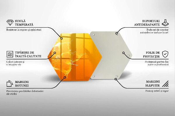 Skleněná krájecí deska Šťavnaté oranžové ovoce
