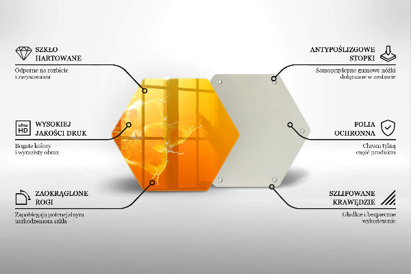 Skleněná krájecí deska Šťavnaté oranžové ovoce
