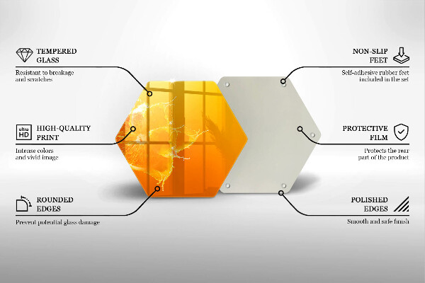 Skleněná krájecí deska Šťavnaté oranžové ovoce
