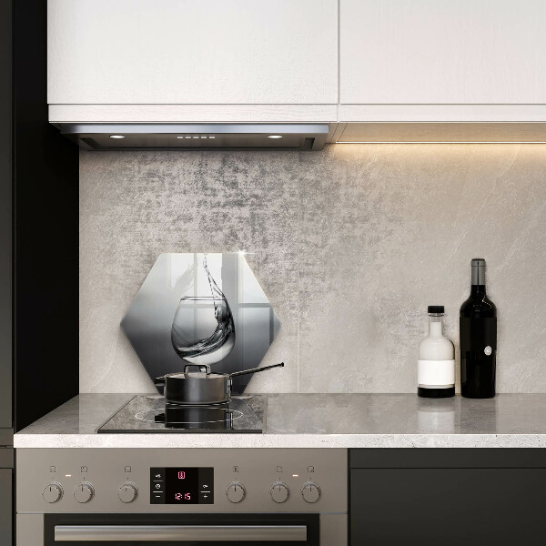 Skleněná krájecí deska Sklenice vody