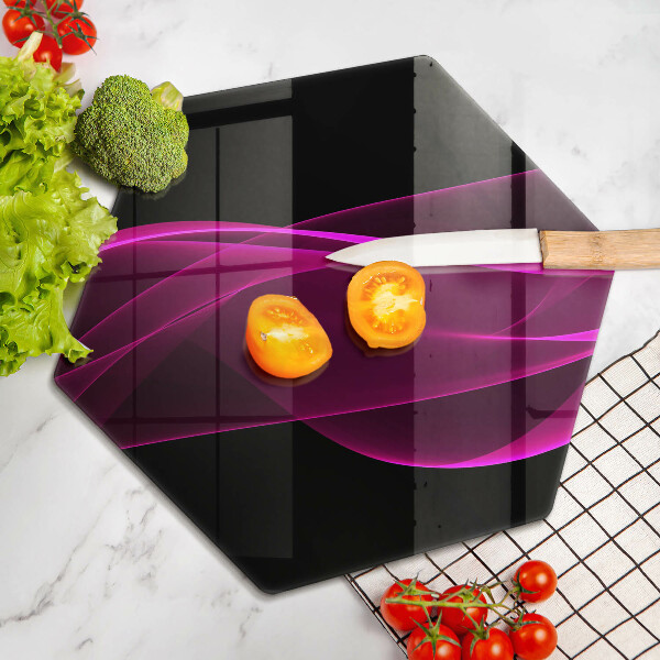 Skleněná deska do kuchyně Růžová abstrakce