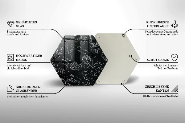 Skleněná deska do kuchyně Kuchyňské doplňky