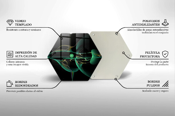 Skleněná deska do kuchyně Moderní abstrakce