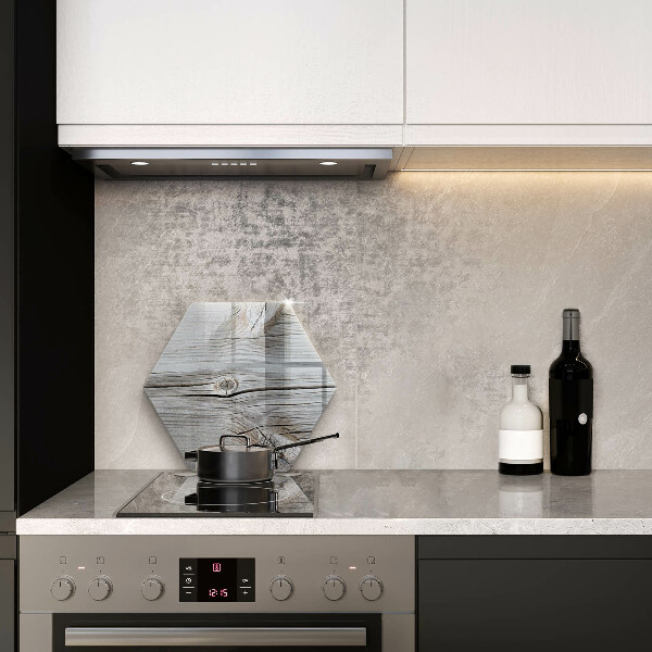 Skleněná deska do kuchyně Světlá struktura dřeva