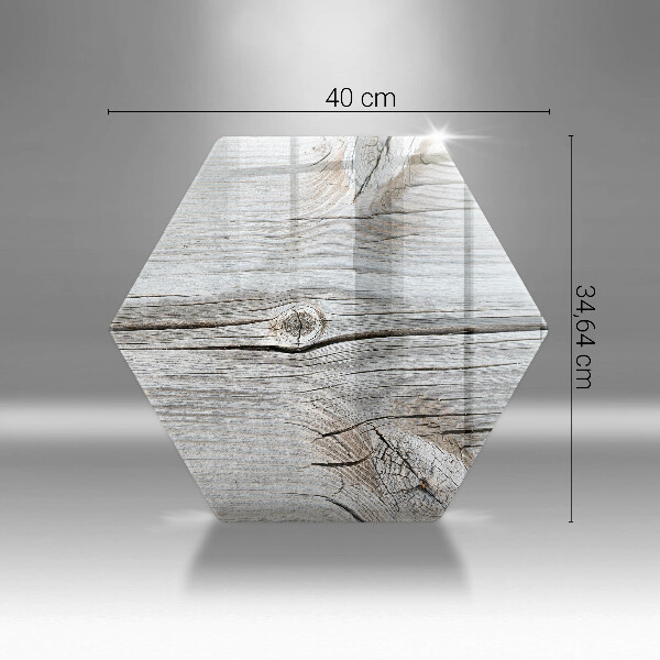 Skleněná deska do kuchyně Světlá struktura dřeva