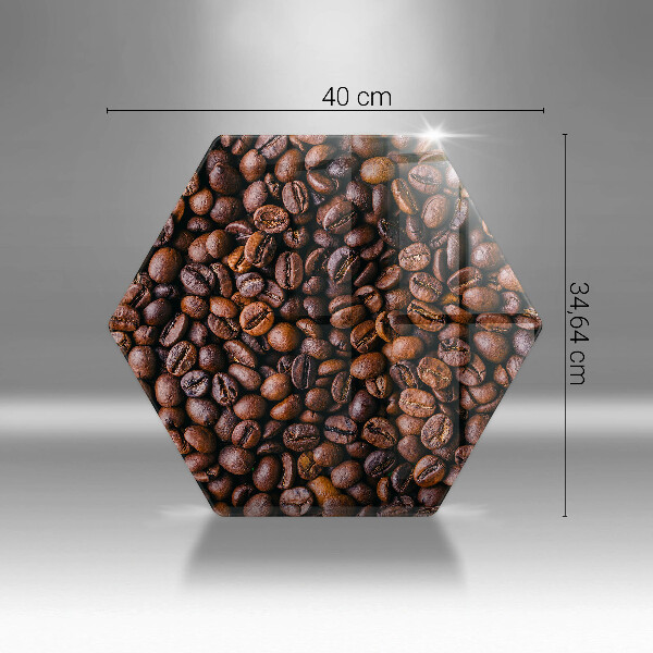 Skleněná deska do kuchyně Kávová zrna