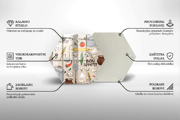 Skleněná deska do kuchyně Ilustrace kuchyně