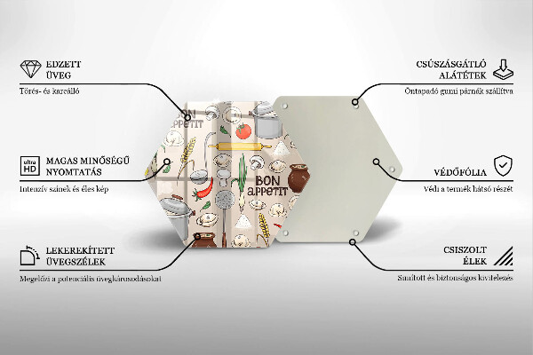 Skleněná deska do kuchyně Ilustrace kuchyně