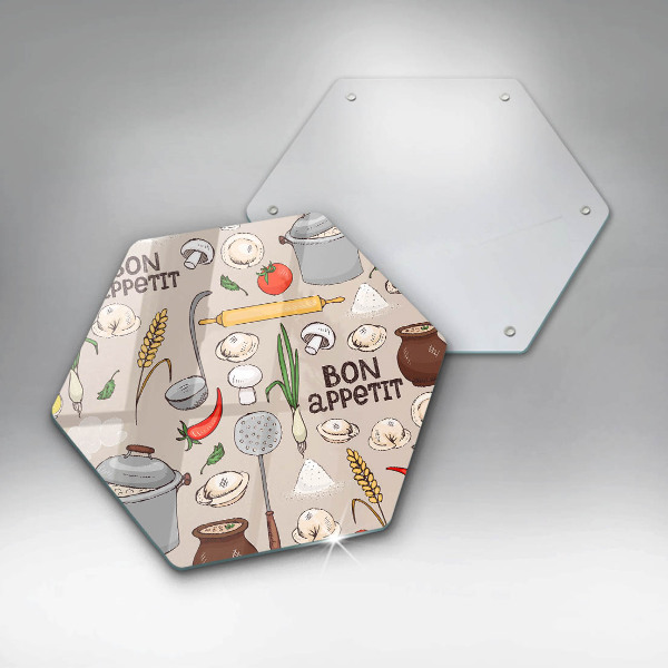 Skleněná deska do kuchyně Ilustrace kuchyně