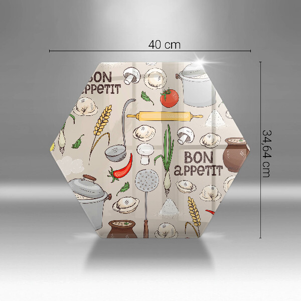 Skleněná deska do kuchyně Ilustrace kuchyně