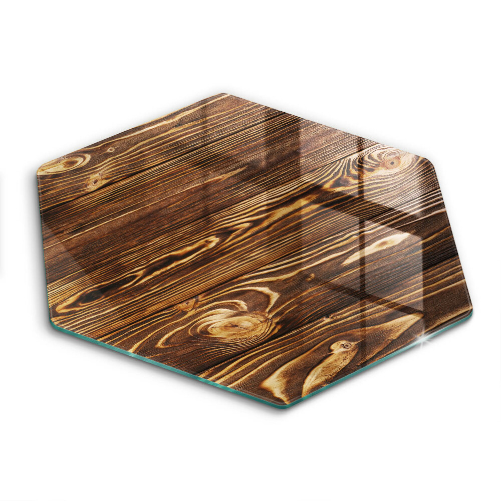 Skleněná deska do kuchyně Textura dřeva