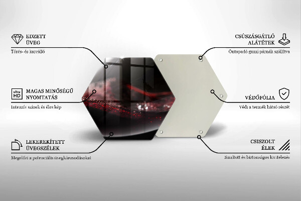 Skleněná deska do kuchyně Červené víno ve sklenici