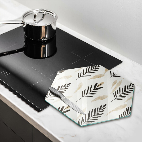 Skleněná deska do kuchyně Boho rostliny