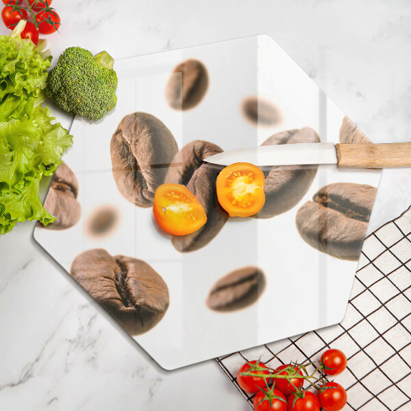 Skleněná deska do kuchyně Kávová zrna