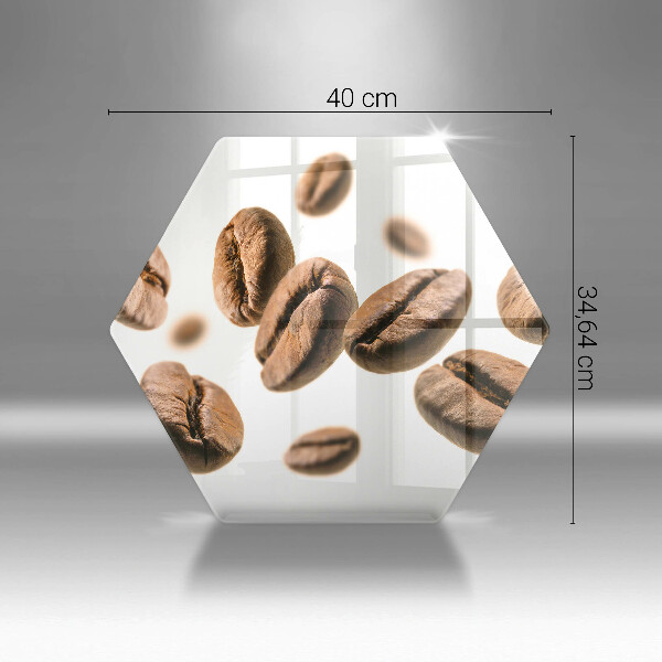 Skleněná deska do kuchyně Kávová zrna