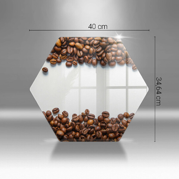 Skleněná deska do kuchyně Kávová zrna