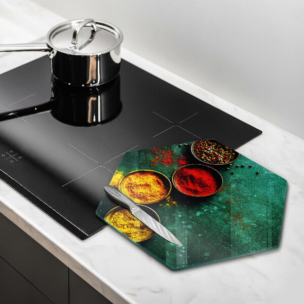 Skleněná deska do kuchyně Orientální koření