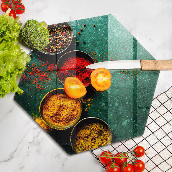 Skleněná deska do kuchyně Orientální koření