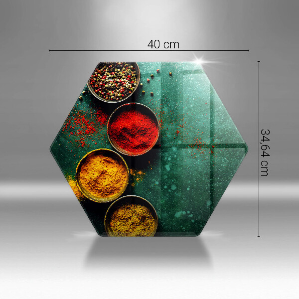 Skleněná deska do kuchyně Orientální koření