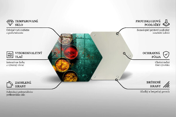 Skleněná deska do kuchyně Orientální koření