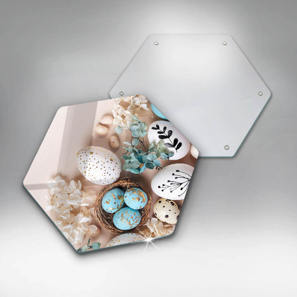 Skleněná deska do kuchyně Velikonoční dekorace