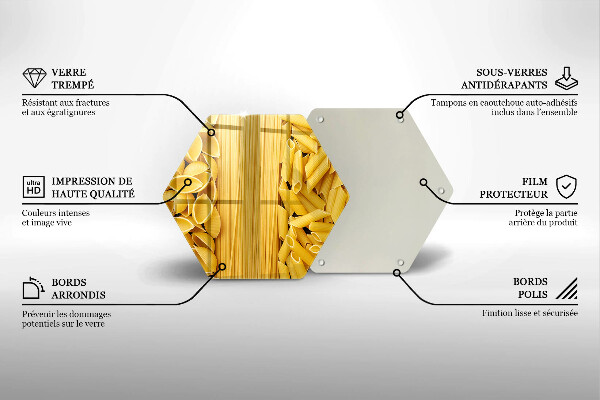 Skleněná deska do kuchyně Těstoviny