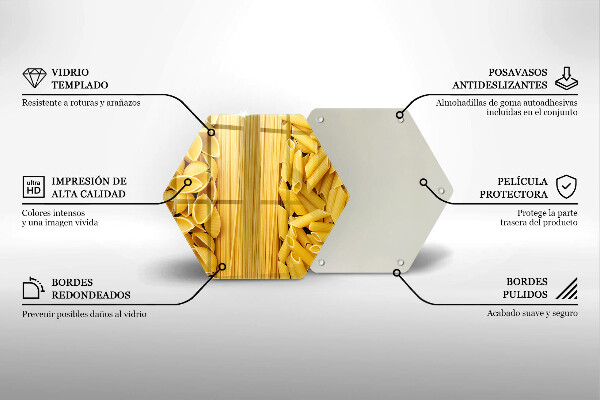 Skleněná deska do kuchyně Těstoviny