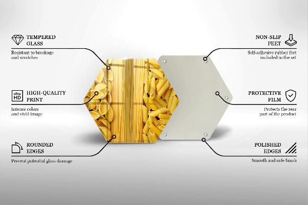 Skleněná deska do kuchyně Těstoviny