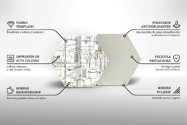 Skleněná deska do kuchyně Kuchyňské doplňky