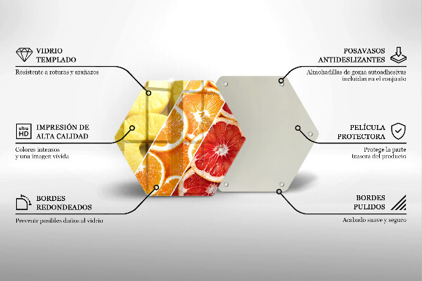 Skleněná deska do kuchyně Barevné ovoce