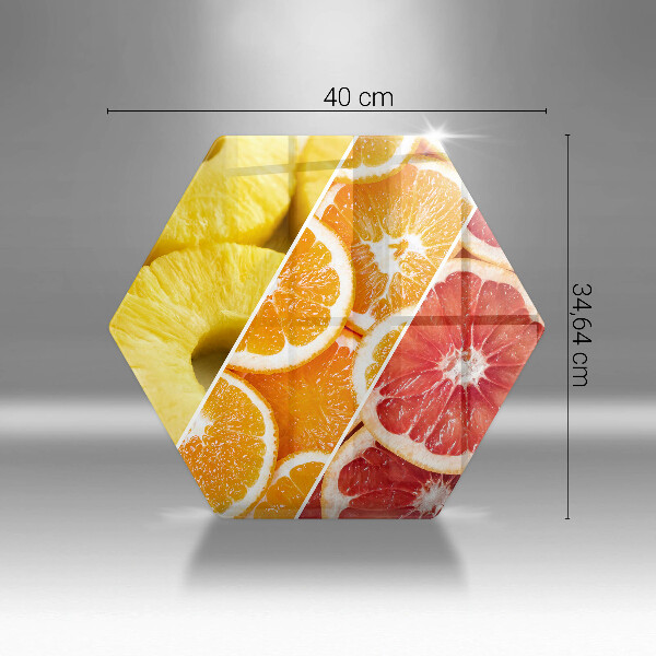 Skleněná deska do kuchyně Barevné ovoce