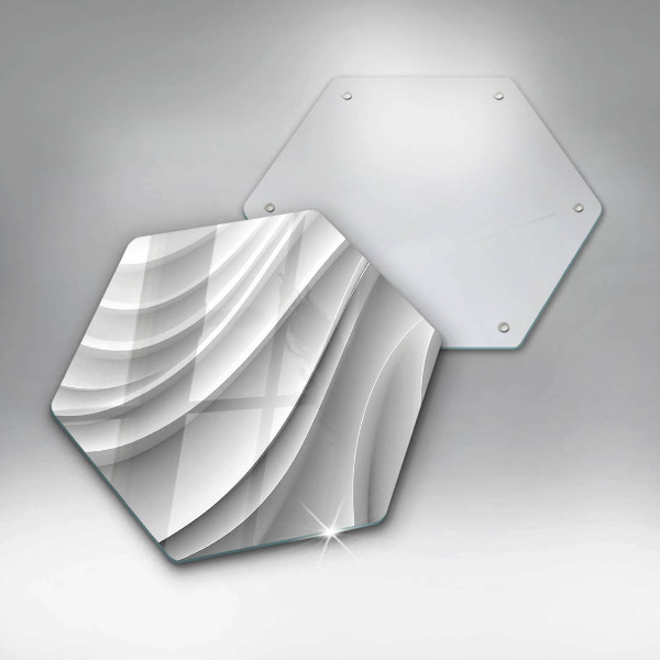 Skleněná deska do kuchyně Geometrické čáry