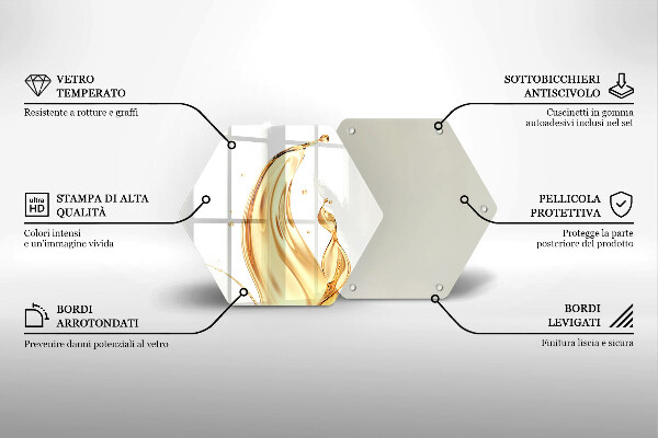 Skleněná deska do kuchyně Olivový olej