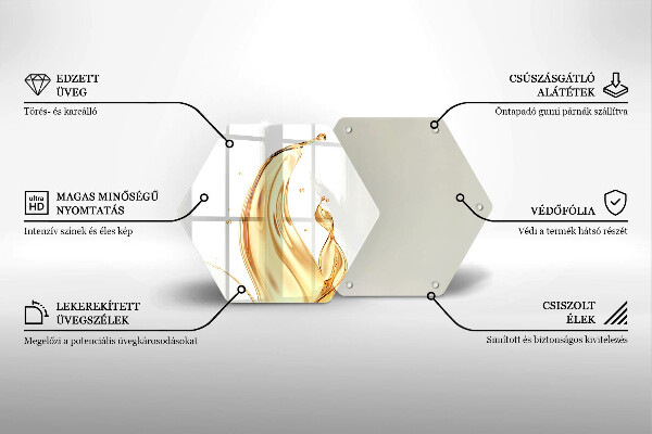 Skleněná deska do kuchyně Olivový olej