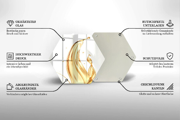 Skleněná deska do kuchyně Olivový olej