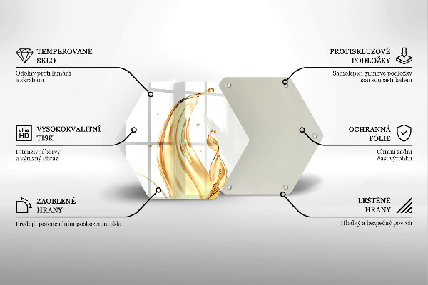 Skleněná deska do kuchyně Olivový olej