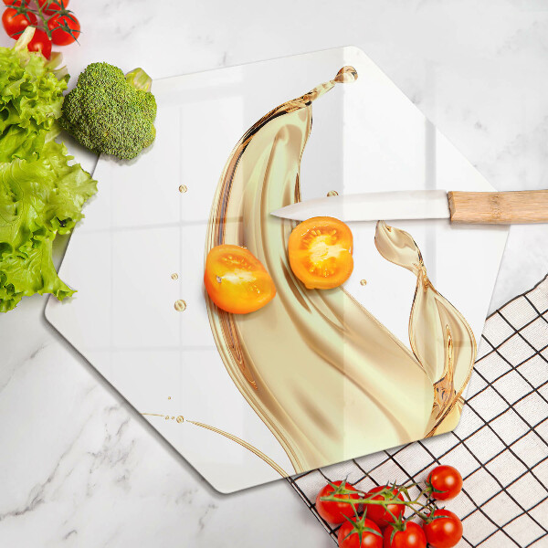 Skleněná deska do kuchyně Olivový olej