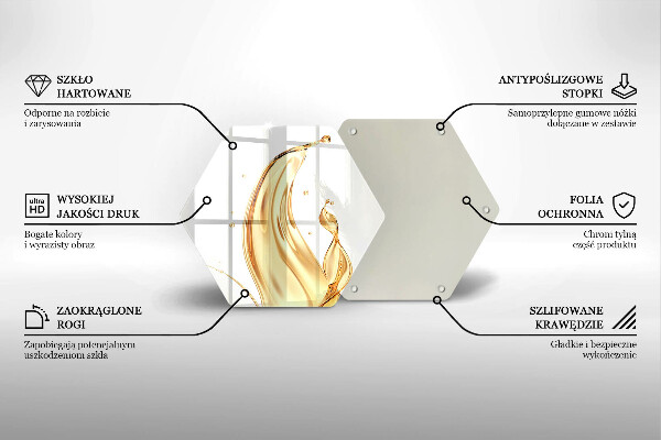 Skleněná deska do kuchyně Olivový olej