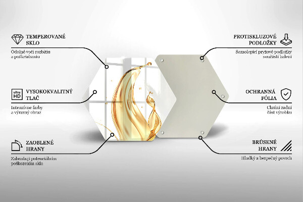 Skleněná deska do kuchyně Olivový olej