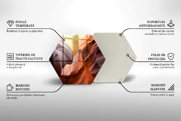 Skleněná deska do kuchyně Grand canyon